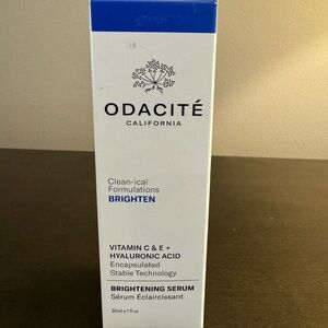 Odacite Vitamin C & E Hyaluronic Acid Brightening Serum 1 oz 30 ml Full Size NIB